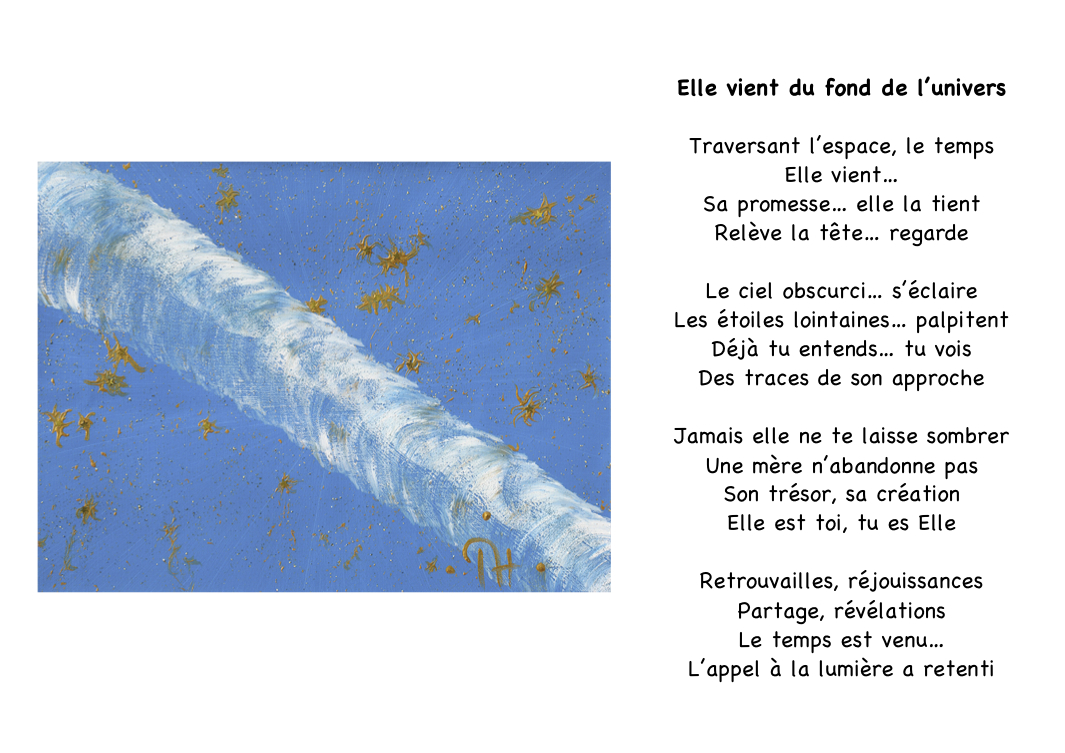 Elle vient… du fond de l’Univers